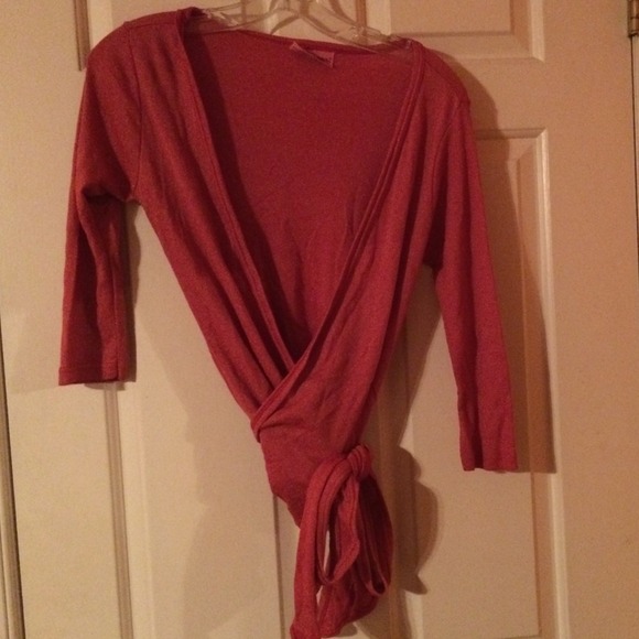 Michael Stars Shimmer Wrap Sweater