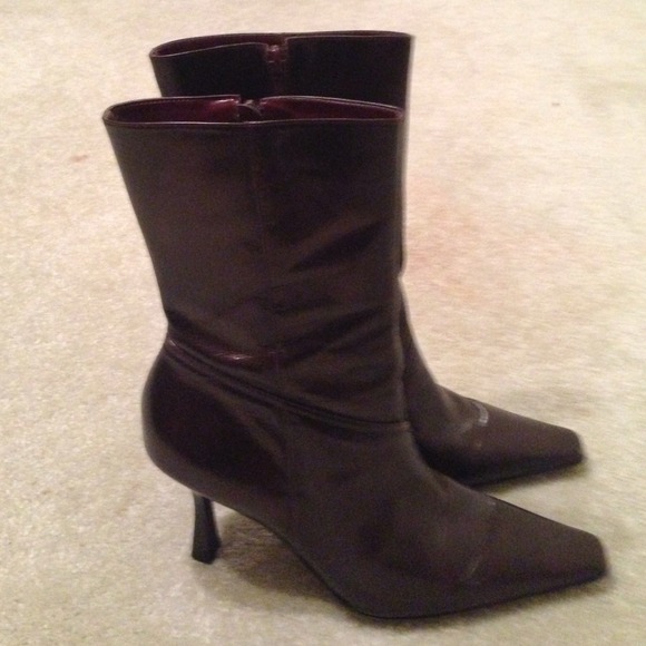 Dark brown boots
