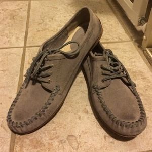 Frye Alex Loafer size 8.5 gray suede