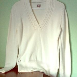 White Knit Sweater