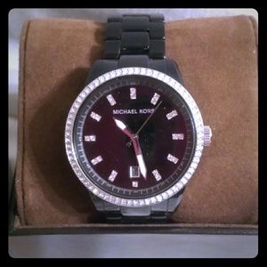 RESERVE TRADE W TISH: Michael Kors Black Watch