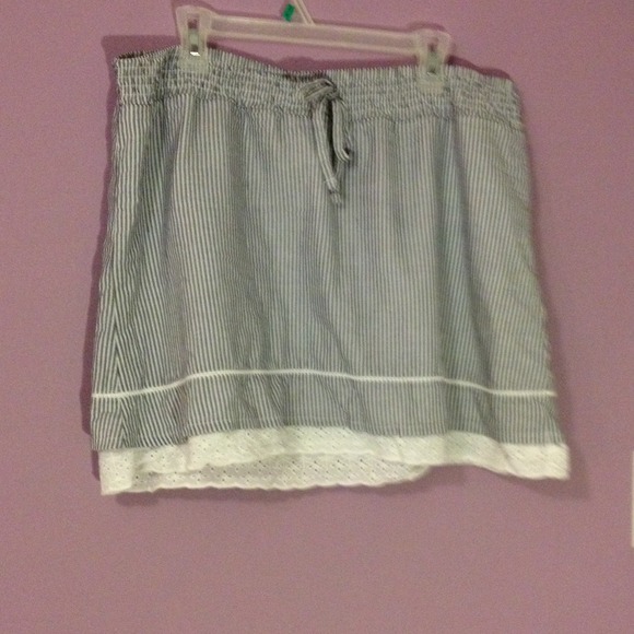 Maurice's striped mini skirt