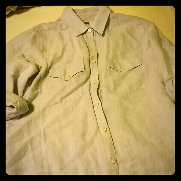 Sky blue button up
