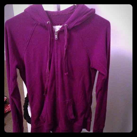 Dark purple arie lightweight sweater