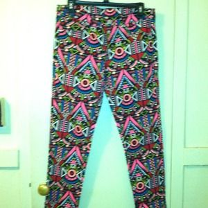 Tribal pants multi  colored