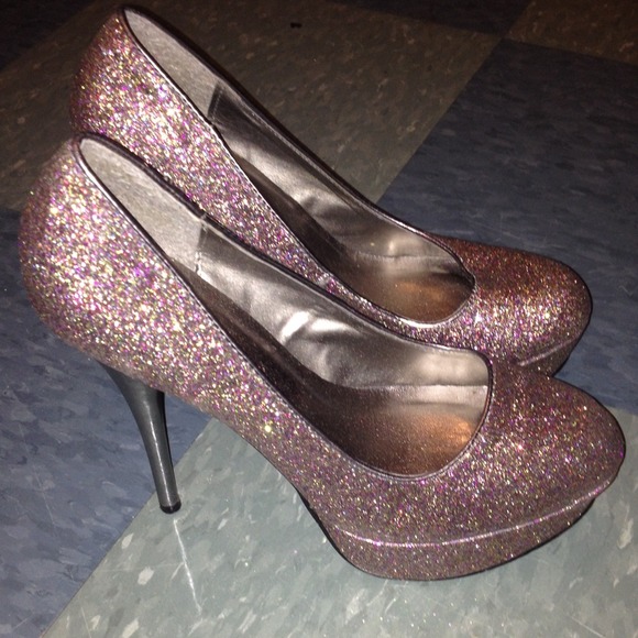 Glittery heels