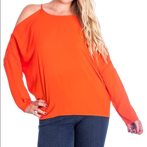 Open shoulder - cross over tie back - plus size 2x