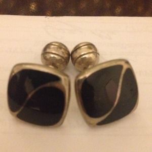 Real striking silver cuff links from Australia.