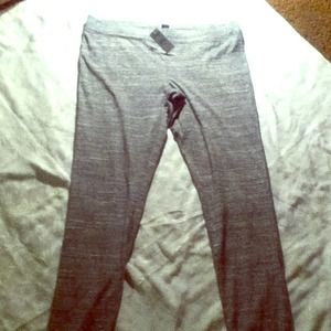 Express Black/White/Grey Leggings