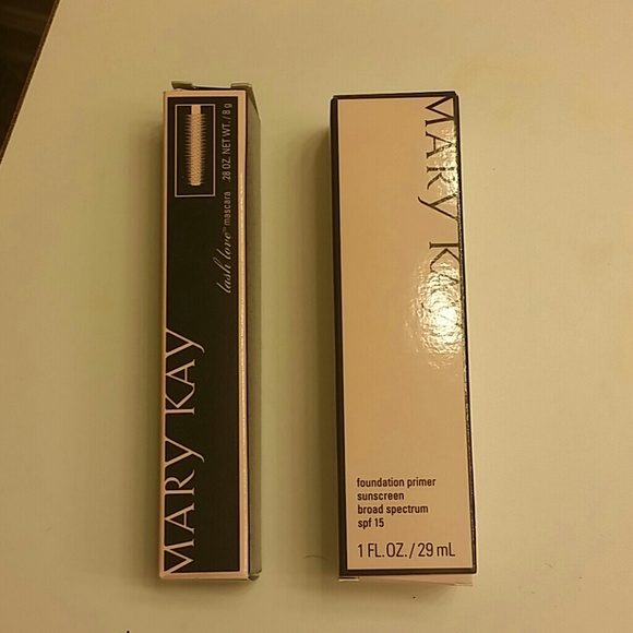 One foundation primer and one mascara