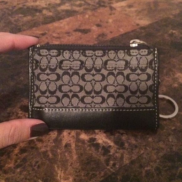 Coach key ring and pouch