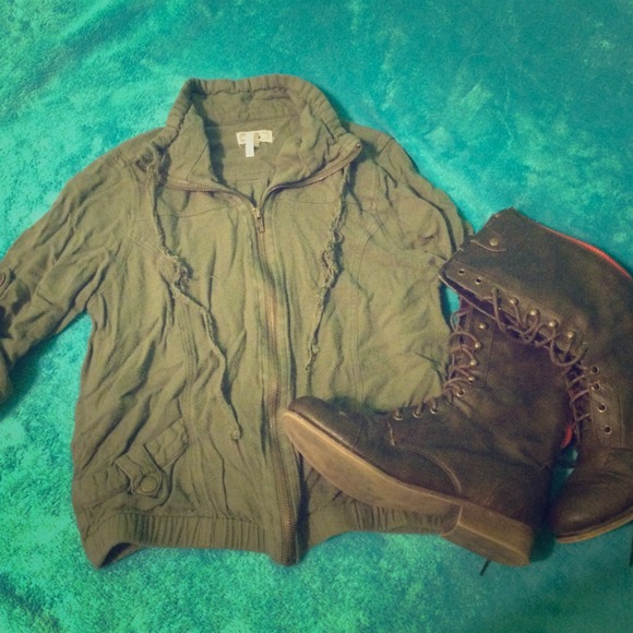 Pacsun dark green jacket - Picture 1 of 3