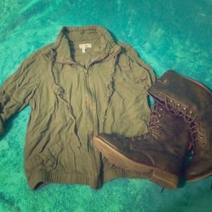 Pacsun dark green jacket