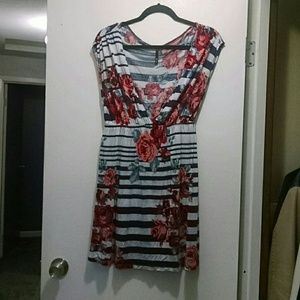 Floral printed dress