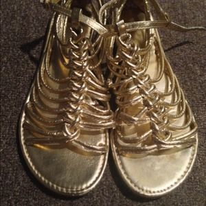 Golden Sandals