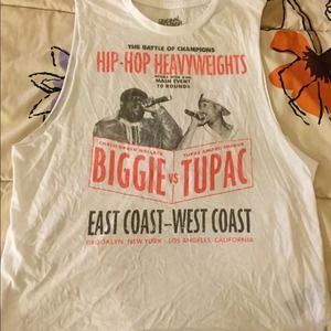 Tupac & biggie muscle top