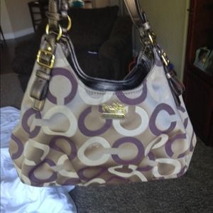 Coach med. sized hobo with dust bag