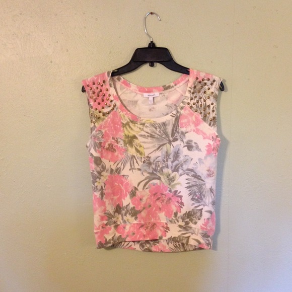 Tropical Sleeveless Tee