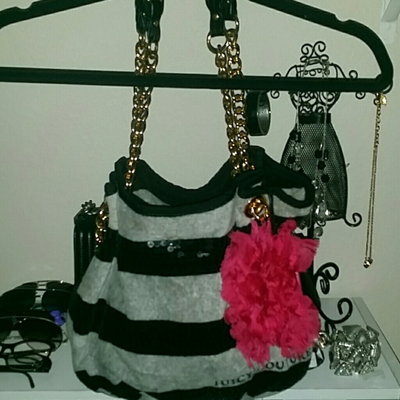 Stripped Juicy Couture Bag Excellent Condition