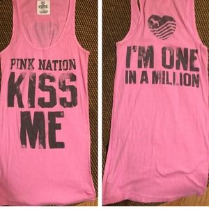 Victoria's Secret pink tank