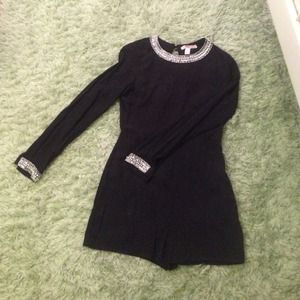 Black Shortie Romper