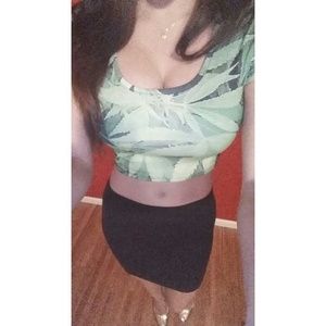 Marijuana crop top