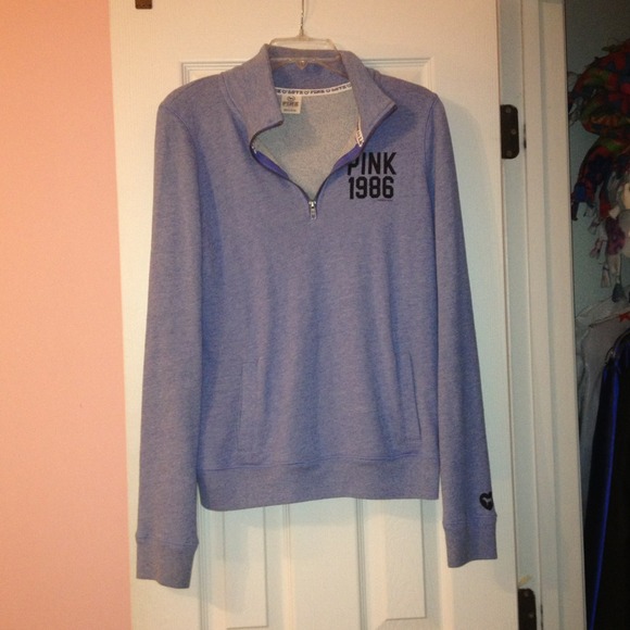Victoria's Secret PINK quarter zip sweatshirt