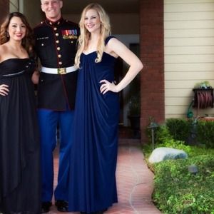 Navy Blue Formal Gown