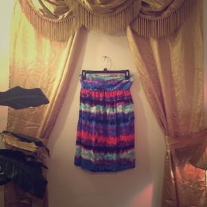 Strapless cover up or dress