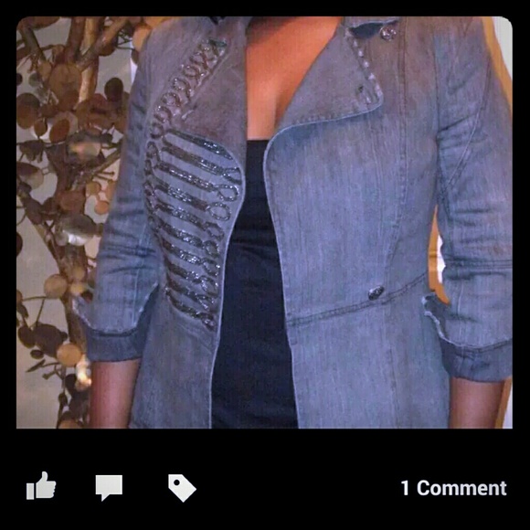 Military Jean jacket