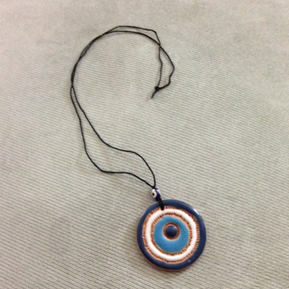 Ceramics bad eye necklace