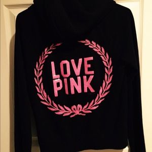 VS PINK zip up hoodie