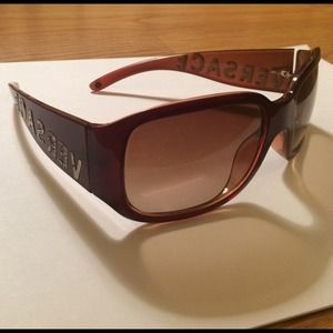 Brown Versace sun glasses