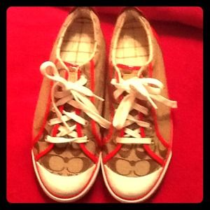 Coach sneakers size 11! Super cute! Never wornNWOT