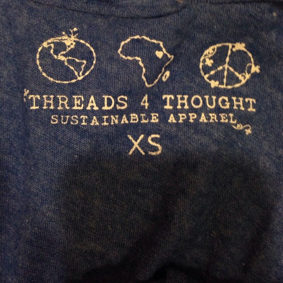 Blue Beaded Button Down Crop Top - Picture 3 of 7