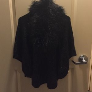 Michael Kors Fur Poncho.