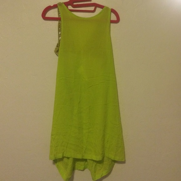 Acacia lime green Hong Kong dress - Picture 1 of 3