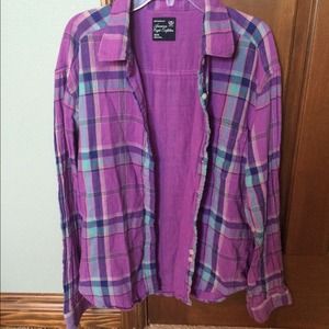 Purple Flannel shirt
