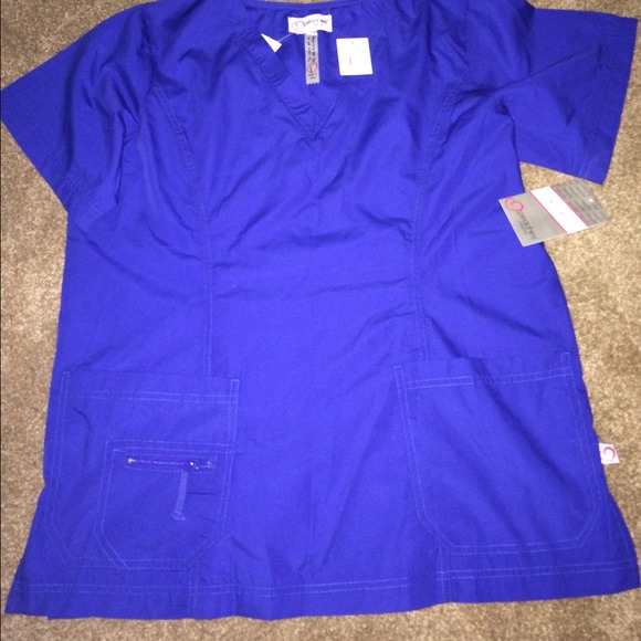 Blue and Purple scrub tops