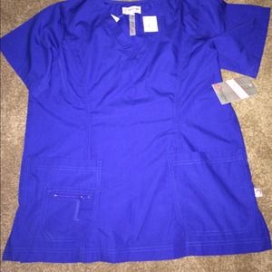 Blue and Purple scrub tops