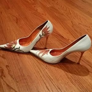 Gianmarco Lorenzi Floral Stilletos