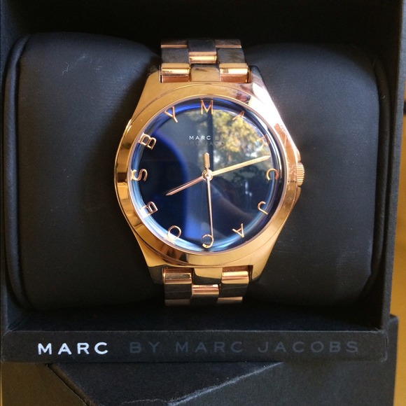 Marc By Marc Jacobs rose gold watch