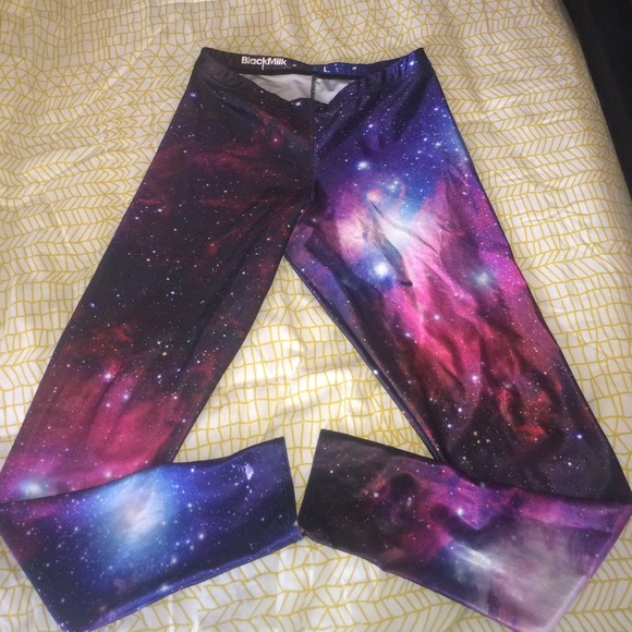 Blackmilk Pants - Authentic Black Milk Purple Galaxy Leggings!!!