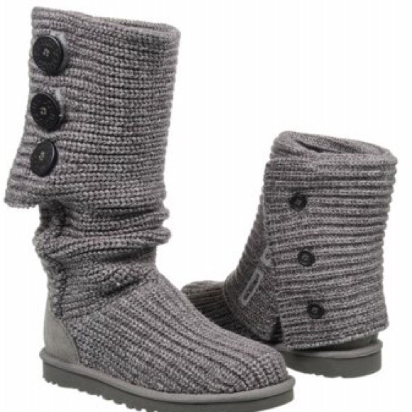 UGG "cardy" classic knit boots