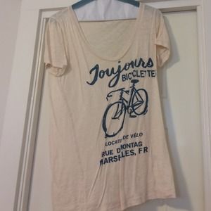 J crew factory bicycle tee