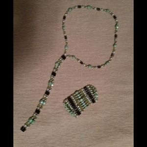 💚Green! Magnetic multi use necklace!💚