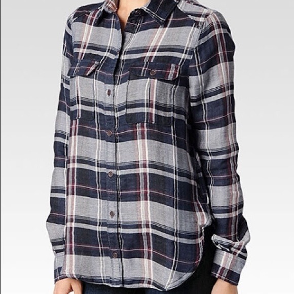 Paige Denim Kadie Shirt in Amour Plaid