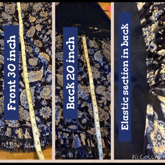 Alice & Olivia blue halter dress - Picture 4 of 4