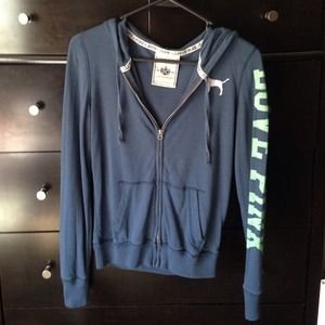 Victoria's Secret pink zip hoodie💕💕