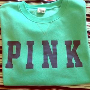 Victoria's Secret pink Boyfriend crew sweatshirt💕